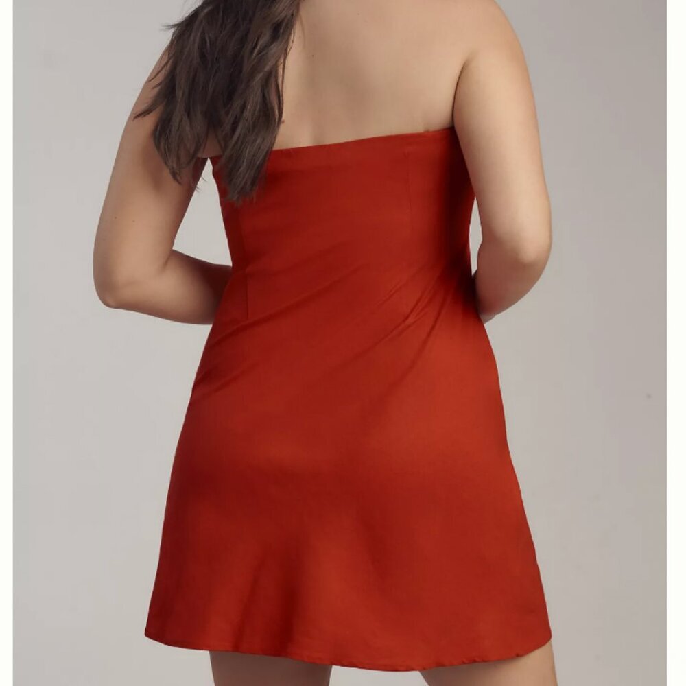 Anthropologie Linen Blend Dress: Mini Edition - Picture 2 of 3
